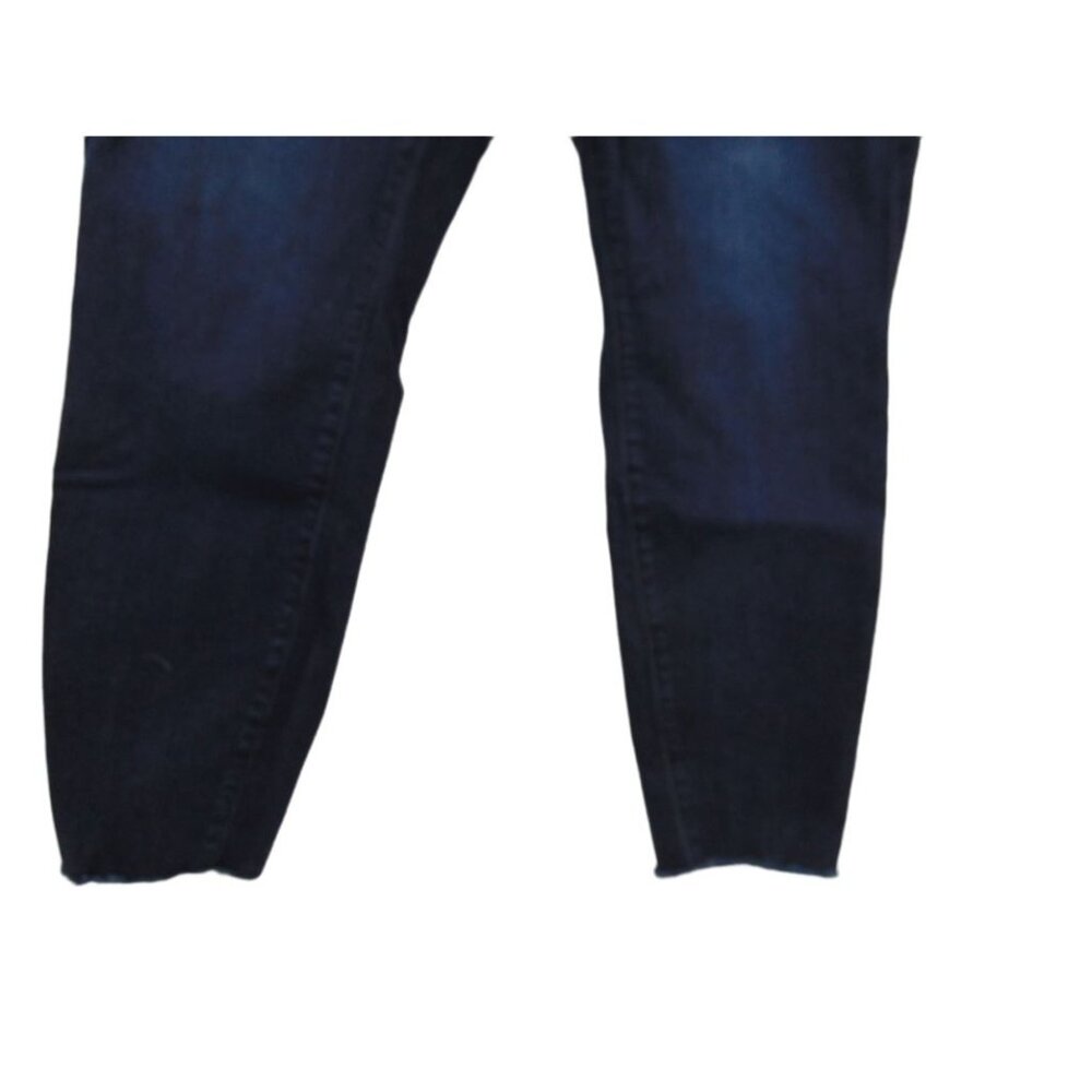 Torrid Bombshell Skinny Dark Blue Jeans 22T 22 Tall Stretch Denim Distressed - Picture 8 of 15